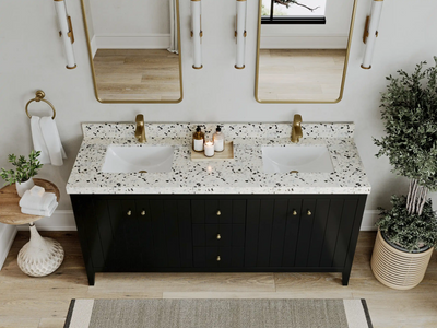 Atlanta 72 in. W x 22 in. D Double Sink Bathroom Vanity - Willow Bath and Vanity