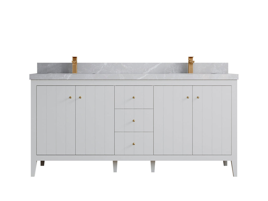 Atlanta 72 in. W x 22 in. D Double Sink Bathroom Vanity - Willow Bath and Vanity