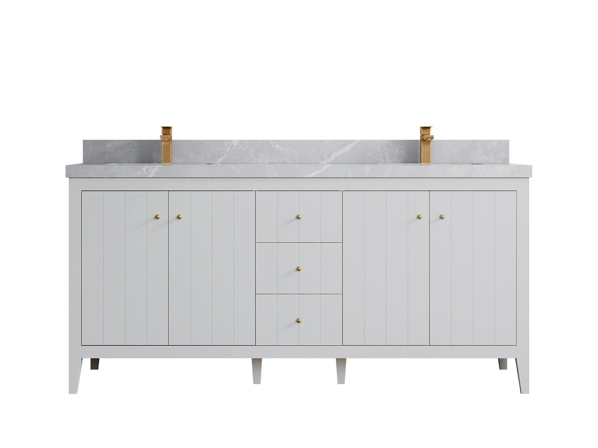 Atlanta 72 in. W x 22 in. D Double Sink Bathroom Vanity - Willow Bath and Vanity
