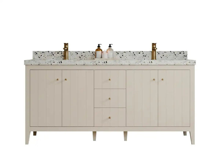 Atlanta 72 in. W x 22 in. D Double Sink Bathroom Vanity - photo 1