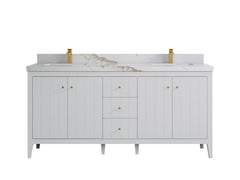 Atlanta 72 in. W x 22 in. D Double Sink Bathroom Vanity - photo 15