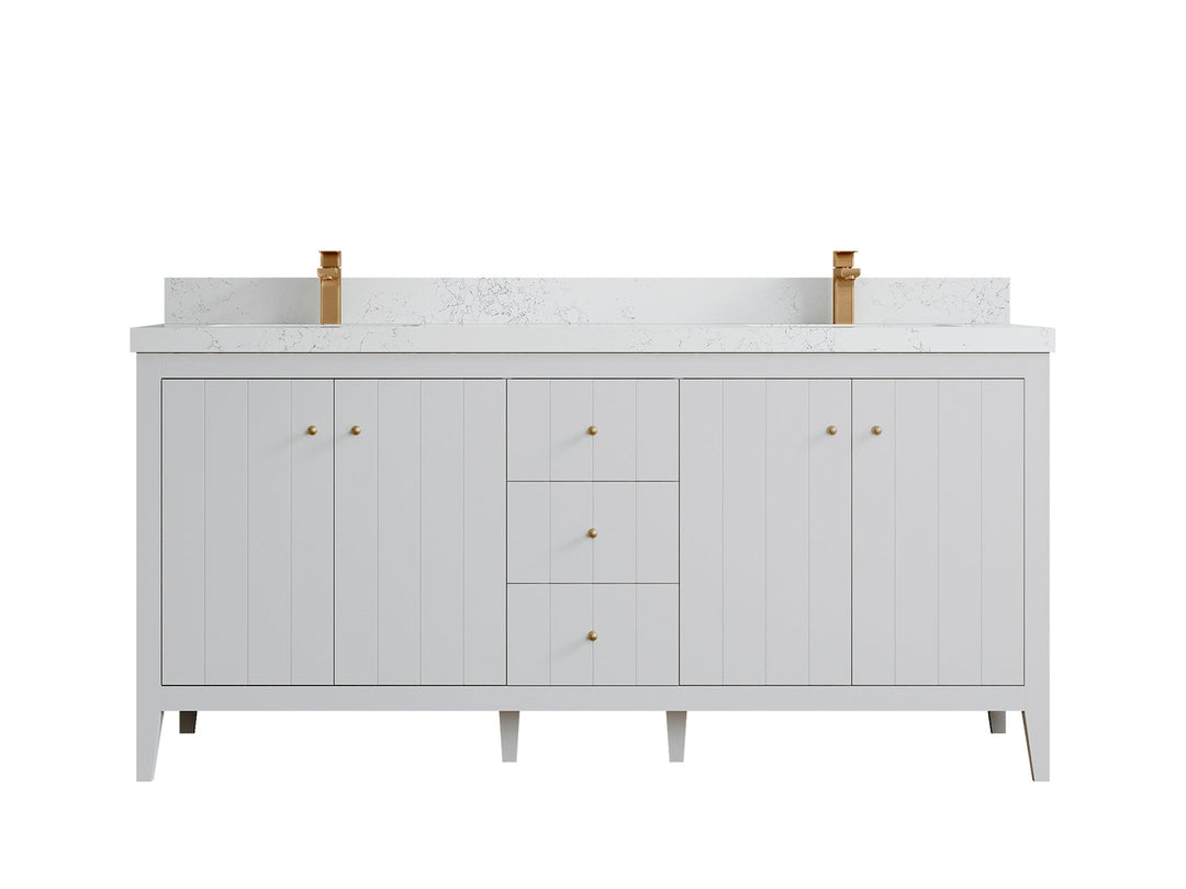 Atlanta 72 in. W x 22 in. D Double Sink Bathroom Vanity - Willow Bath and Vanity
