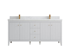 Atlanta 72 in. W x 22 in. D Double Sink Bathroom Vanity - photo 33