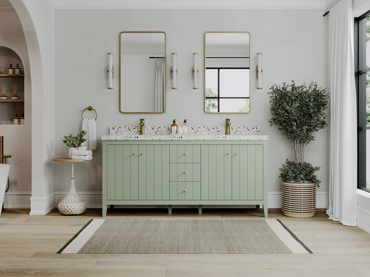 Atlanta 72 in. W x 22 in. D Double Sink Bathroom Vanity - photo 4