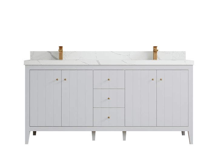 Atlanta 72 in. W x 22 in. D Double Sink Bathroom Vanity - photo 17