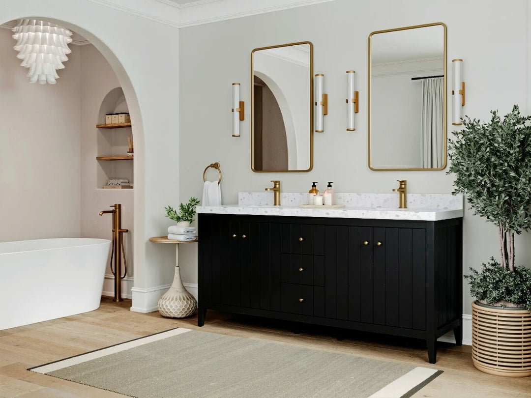 Atlanta 72 in. W x 22 in. D Double Sink Bathroom Vanity - Willow Bath and Vanity