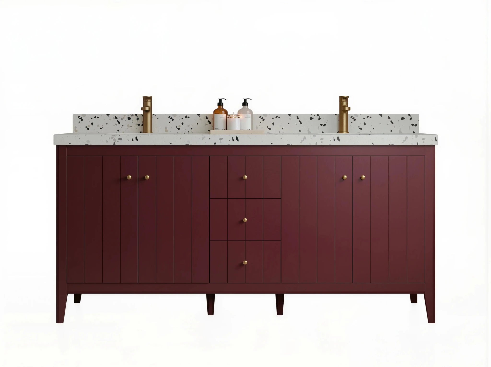 Atlanta 72 in. W x 22 in. D Double Sink Bathroom Vanity - Willow Bath and Vanity