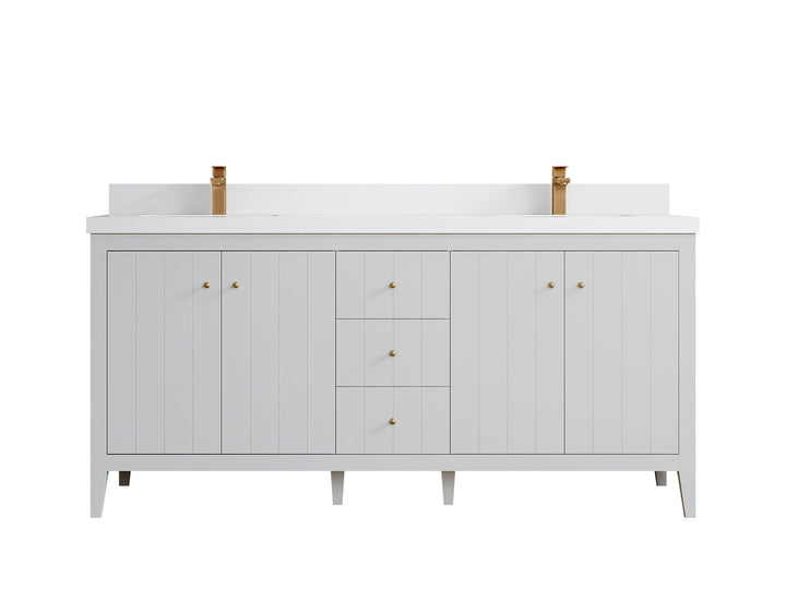 Atlanta 72 in. W x 22 in. D Double Sink Bathroom Vanity - photo 47
