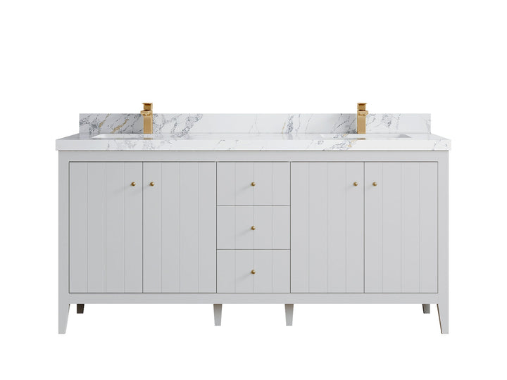 Atlanta 72 in. W x 22 in. D Double Sink Bathroom Vanity - photo 21