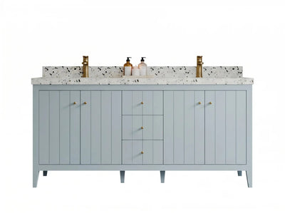 Atlanta 72 in. W x 22 in. D Double Sink Bathroom Vanity - Willow Bath and Vanity