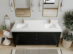 Atlanta 72 in. W x 22 in. D Double Sink Bathroom Vanity - photo 34