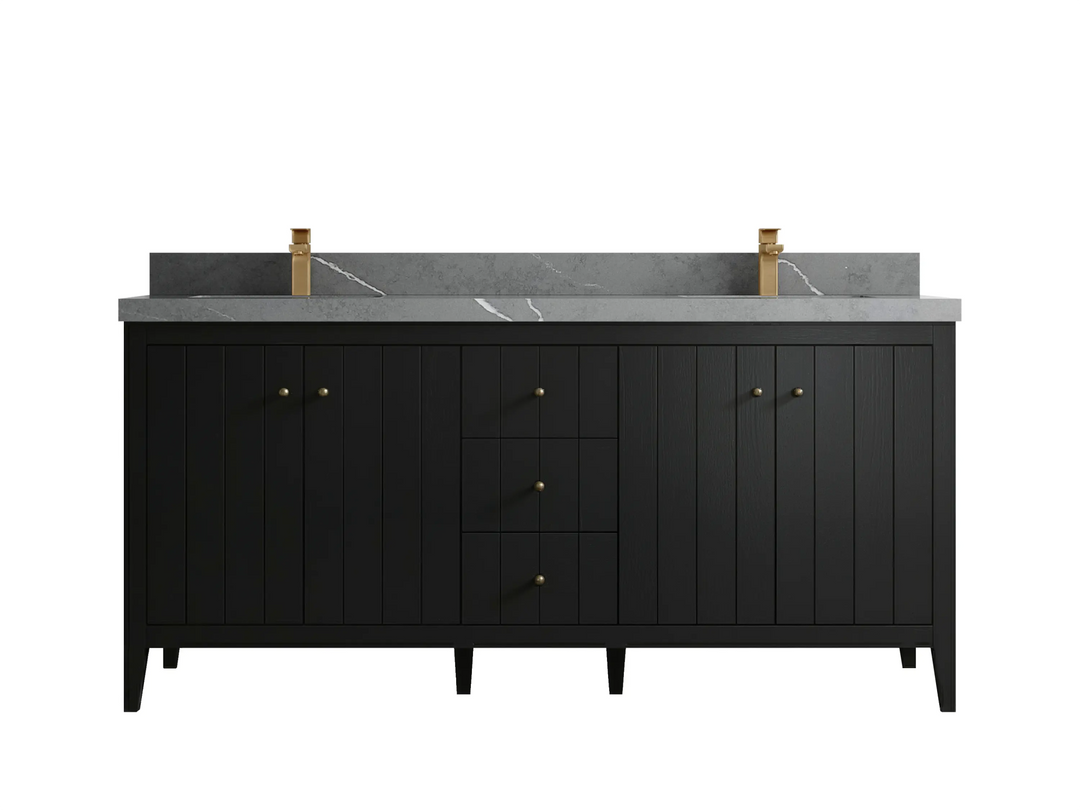 Atlanta 72 in. W x 22 in. D Double Sink Bathroom Vanity - Willow Bath and Vanity