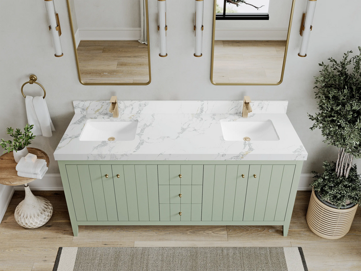 Atlanta 72 in. W x 22 in. D Double Sink Bathroom Vanity - photo 17