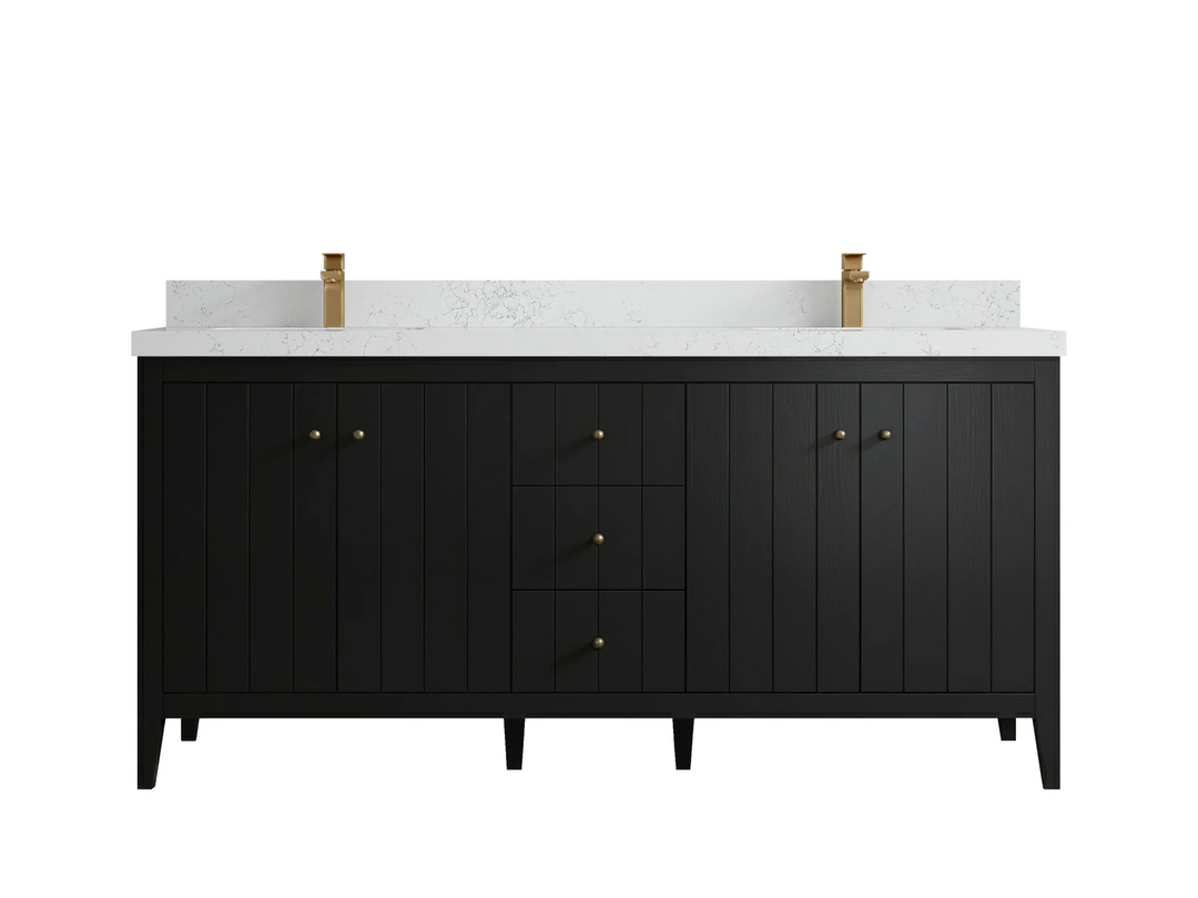 Atlanta 72 in. W x 22 in. D Double Sink Bathroom Vanity - Willow Bath and Vanity
