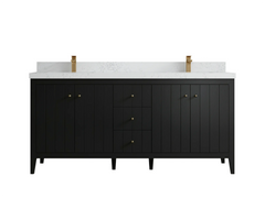 Atlanta 72 in. W x 22 in. D Double Sink Bathroom Vanity - photo 15