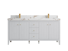 Atlanta 72 in. W x 22 in. D Double Sink Bathroom Vanity - photo 39