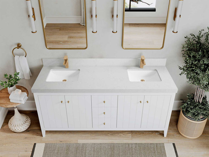 Atlanta 72 in. W x 22 in. D Double Sink Bathroom Vanity - photo 24