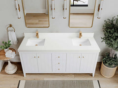 Atlanta 72 in. W x 22 in. D Double Sink Bathroom Vanity - photo 46
