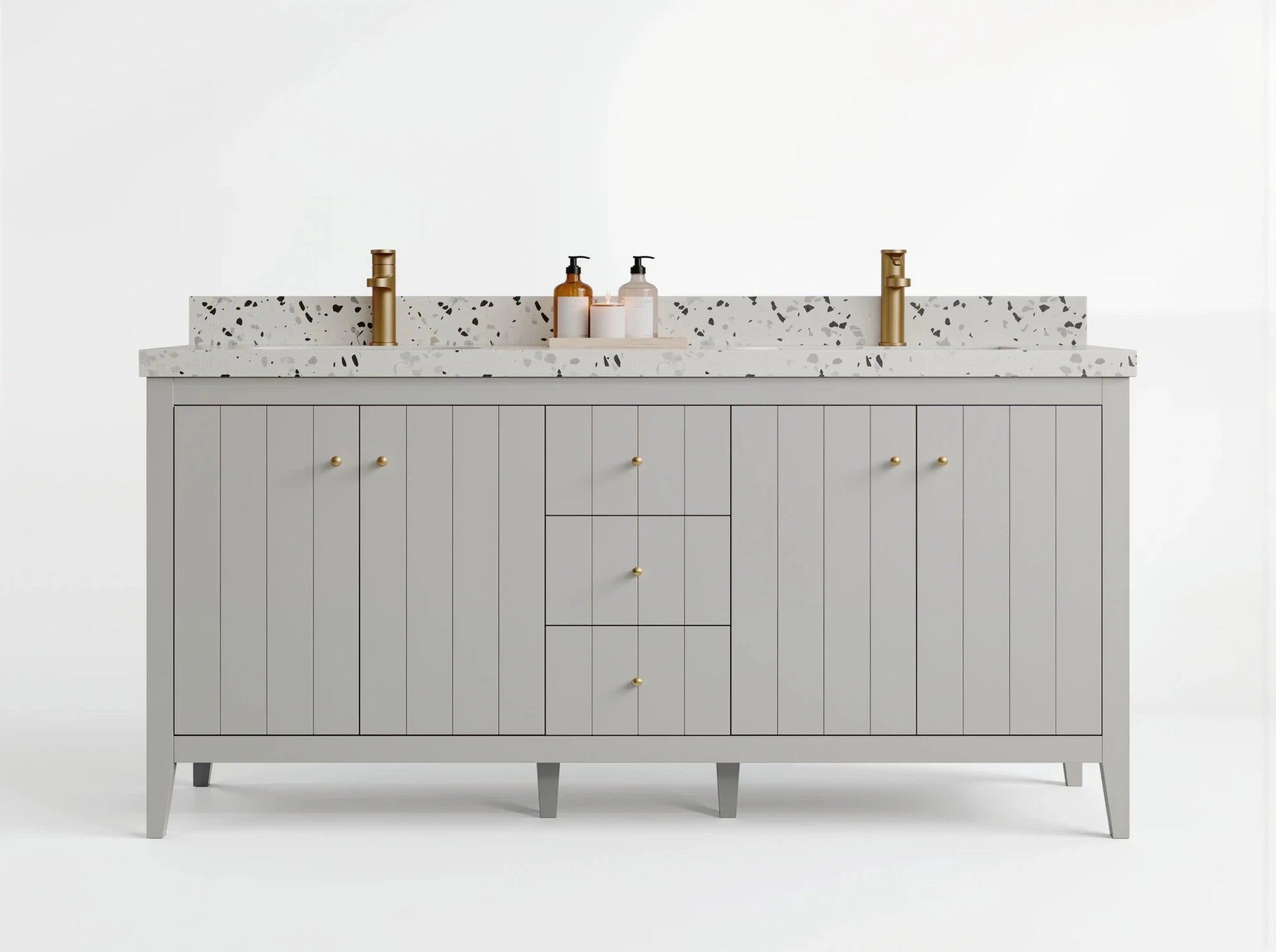 Atlanta 72 in. W x 22 in. D Double Sink Bathroom Vanity - Willow Bath and Vanity