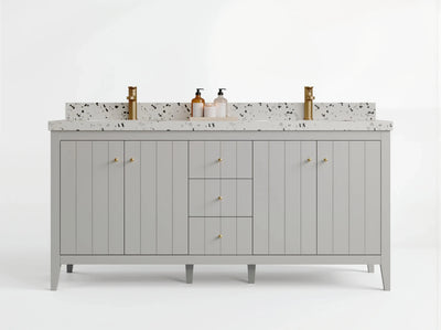 Atlanta 72 in. W x 22 in. D Double Sink Bathroom Vanity - Willow Bath and Vanity