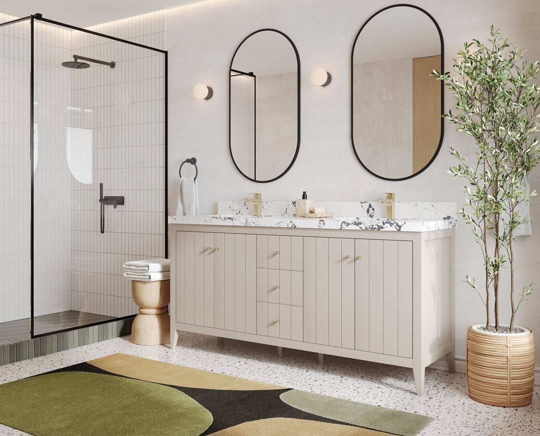 Atlanta 72 in. W x 22 in. D Double Sink Bathroom Vanity - Willow Bath and Vanity