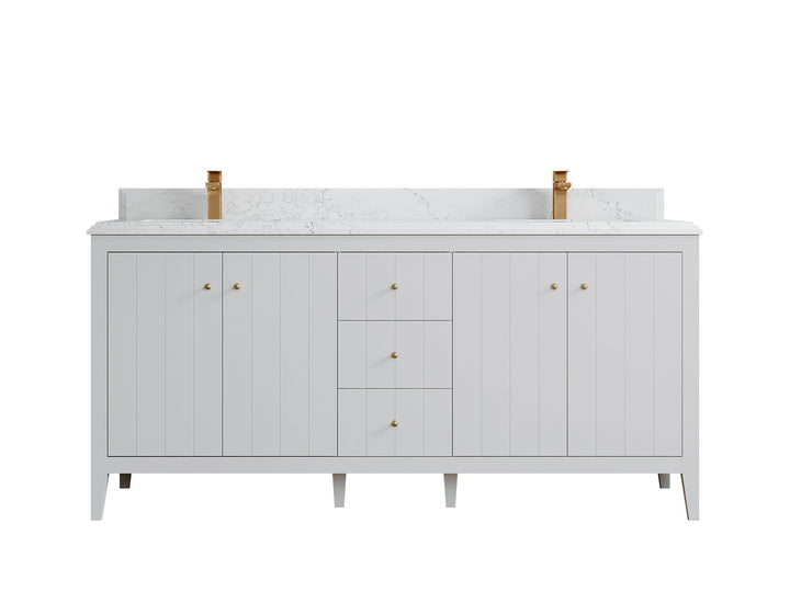 Atlanta 72 in. W x 22 in. D Double Sink Bathroom Vanity - photo 29