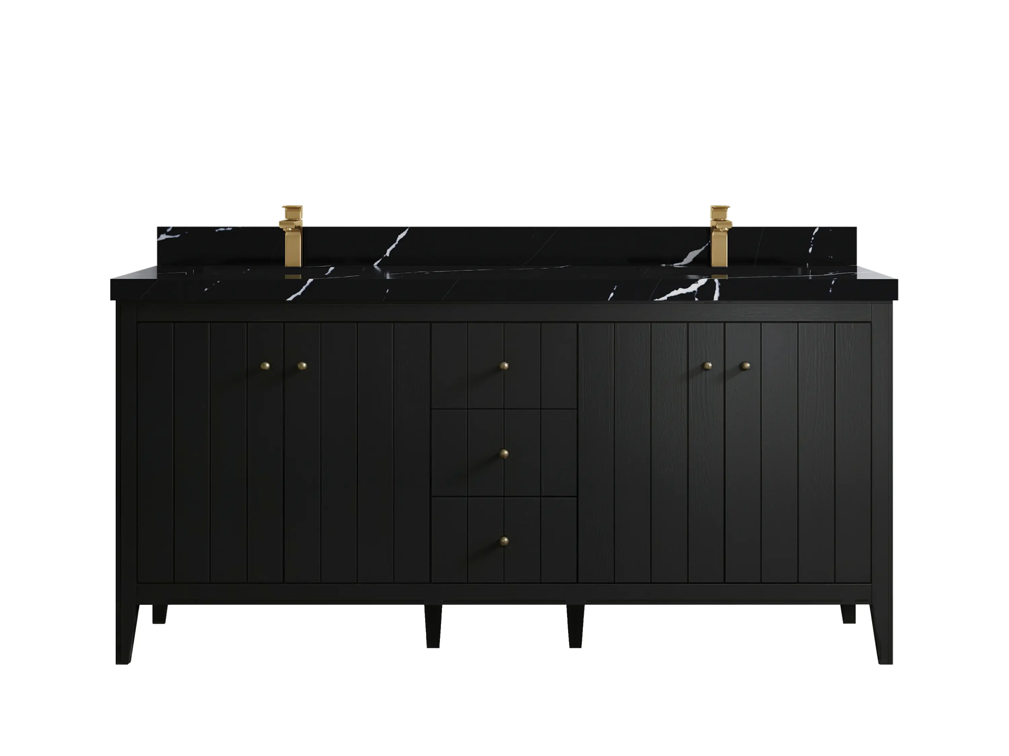 Atlanta 72 in. W x 22 in. D Double Sink Bathroom Vanity - Willow Bath and Vanity