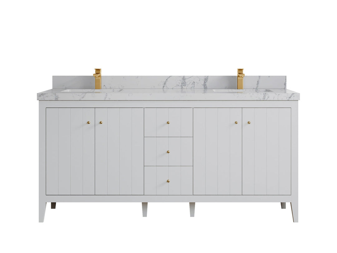 Atlanta 72 in. W x 22 in. D Double Sink Bathroom Vanity - Willow Bath and Vanity