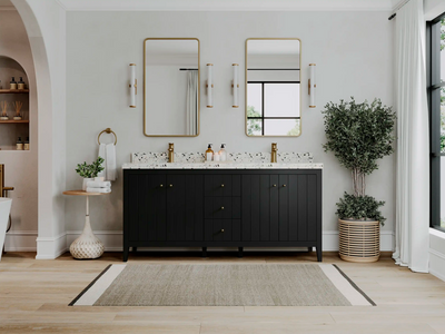 Atlanta 72 in. W x 22 in. D Double Sink Bathroom Vanity - Willow Bath and Vanity