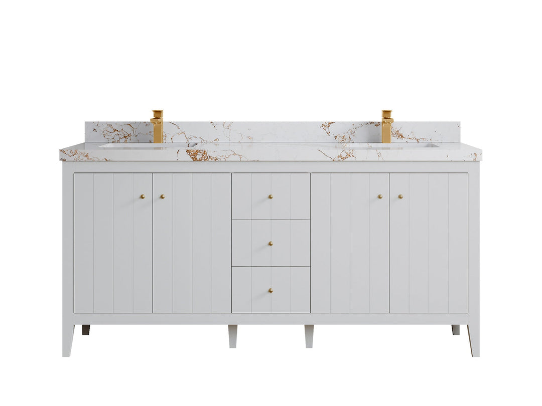 Atlanta 72 in. W x 22 in. D Double Sink Bathroom Vanity - Willow Bath and Vanity