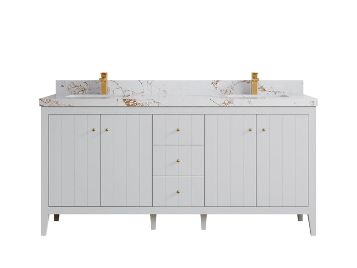Atlanta 72 in. W x 22 in. D Double Sink Bathroom Vanity - photo 41