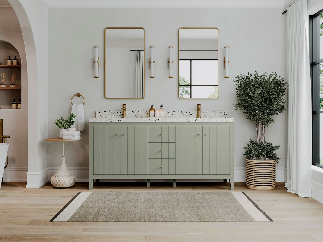 Atlanta 72 in. W x 22 in. D Double Sink Bathroom Vanity - Willow Bath and Vanity