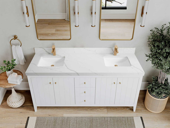 Atlanta 72 in. W x 22 in. D Double Sink Bathroom Vanity - photo 16