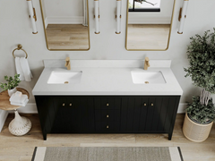 Atlanta 72 in. W x 22 in. D Double Sink Bathroom Vanity - photo 44