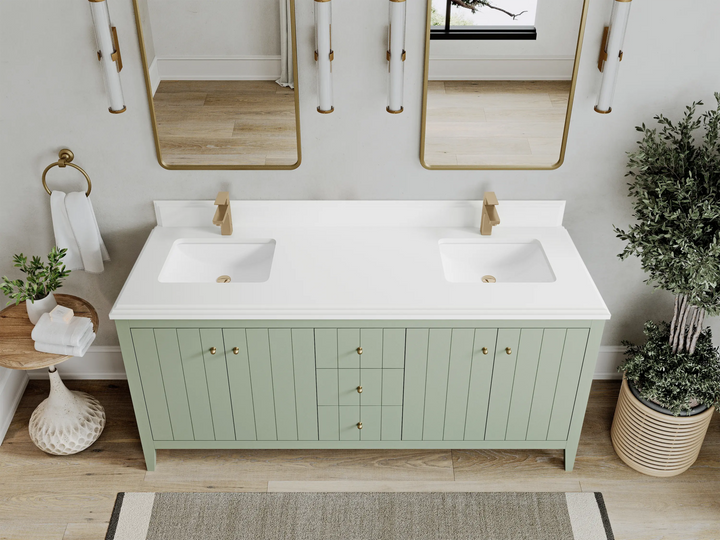 Atlanta 72 in. W x 22 in. D Double Sink Bathroom Vanity - photo 27
