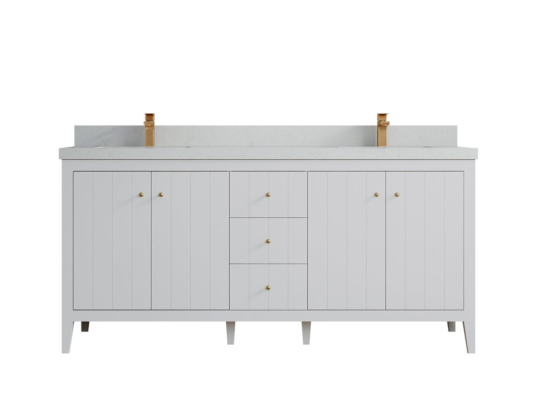 Atlanta 72 in. W x 22 in. D Double Sink Bathroom Vanity - Willow Bath and Vanity