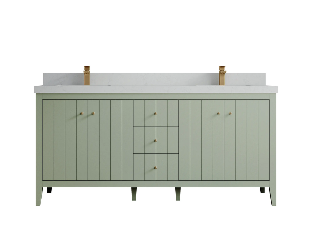 Atlanta 72 in. W x 22 in. D Double Sink Bathroom Vanity - Willow Bath and Vanity