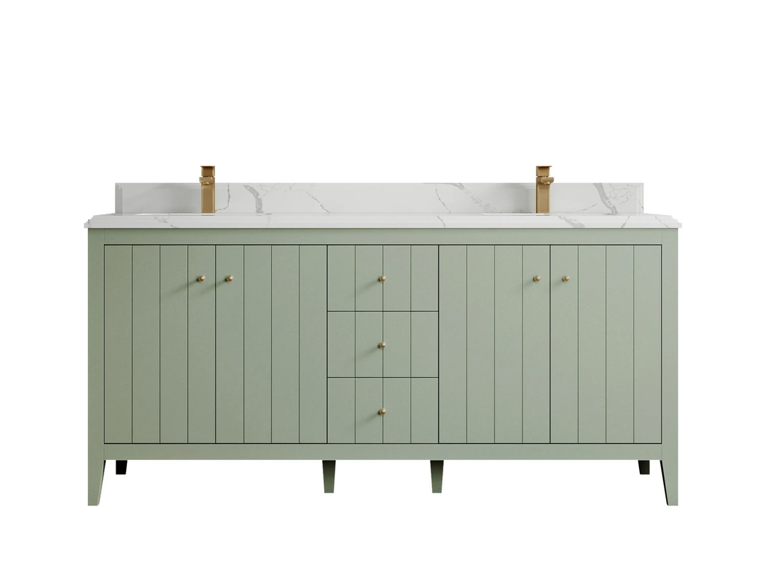 Atlanta 72 in. W x 22 in. D Double Sink Bathroom Vanity - Willow Bath and Vanity