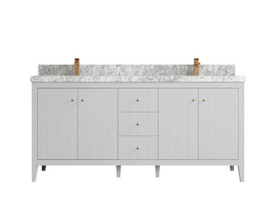 Atlanta 72 in. W x 22 in. D Double Sink Bathroom Vanity - Willow Bath and Vanity