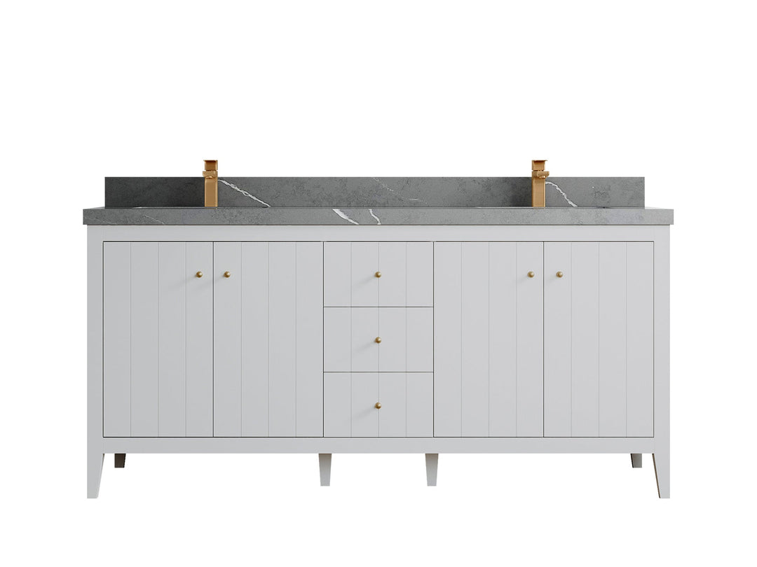 Atlanta 72 in. W x 22 in. D Double Sink Bathroom Vanity - Willow Bath and Vanity