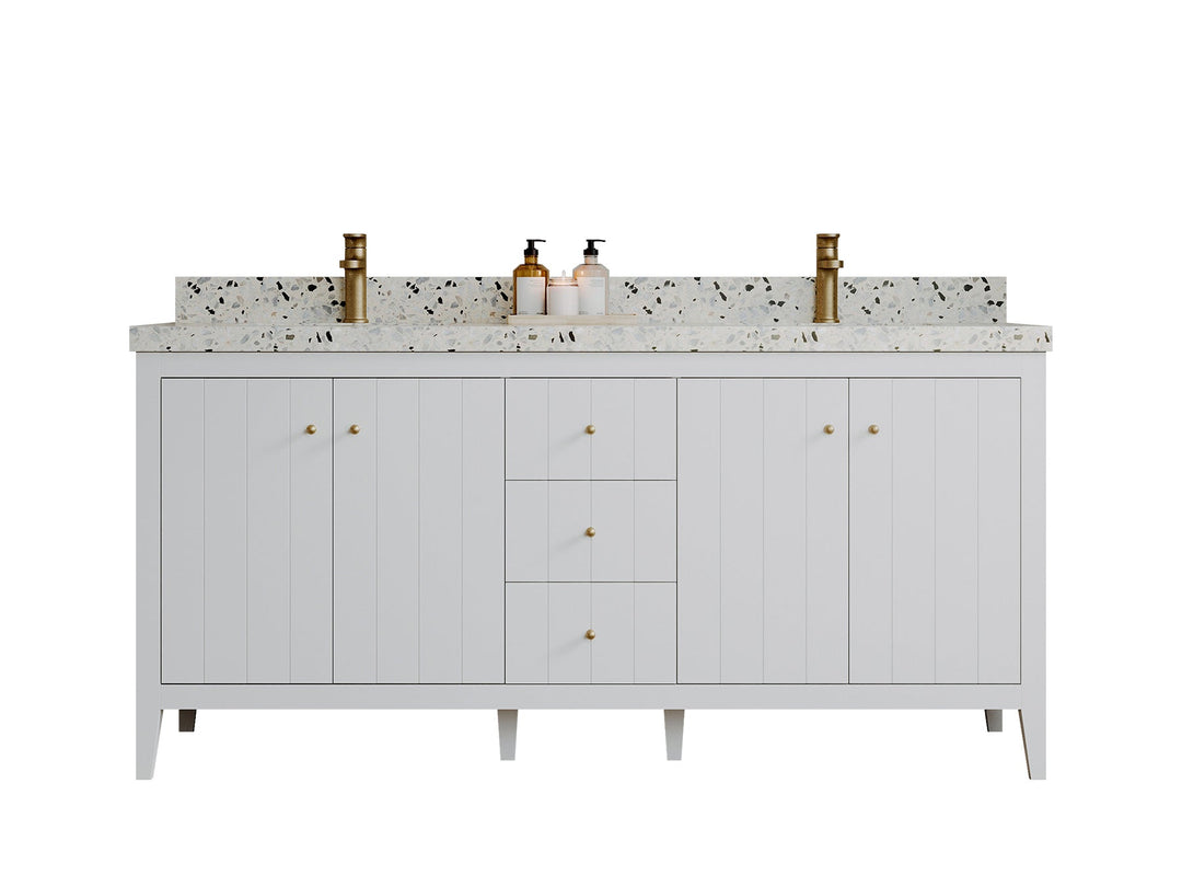 Atlanta 72 in. W x 22 in. D Double Sink Bathroom Vanity - Willow Bath and Vanity