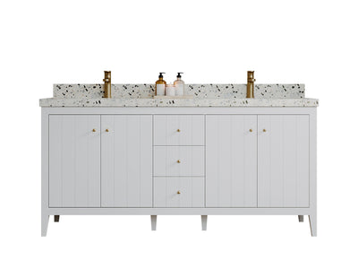 Atlanta 72 in. W x 22 in. D Double Sink Bathroom Vanity - Willow Bath and Vanity