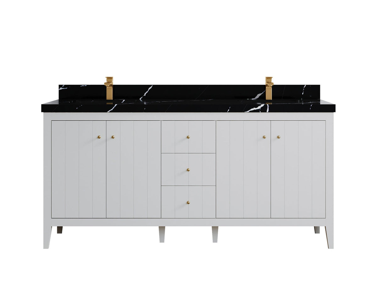Atlanta 72 in. W x 22 in. D Double Sink Bathroom Vanity - Willow Bath and Vanity