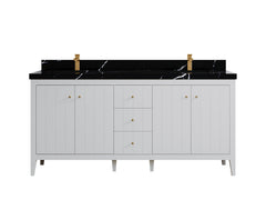 Atlanta 72 in. W x 22 in. D Double Sink Bathroom Vanity - photo 13
