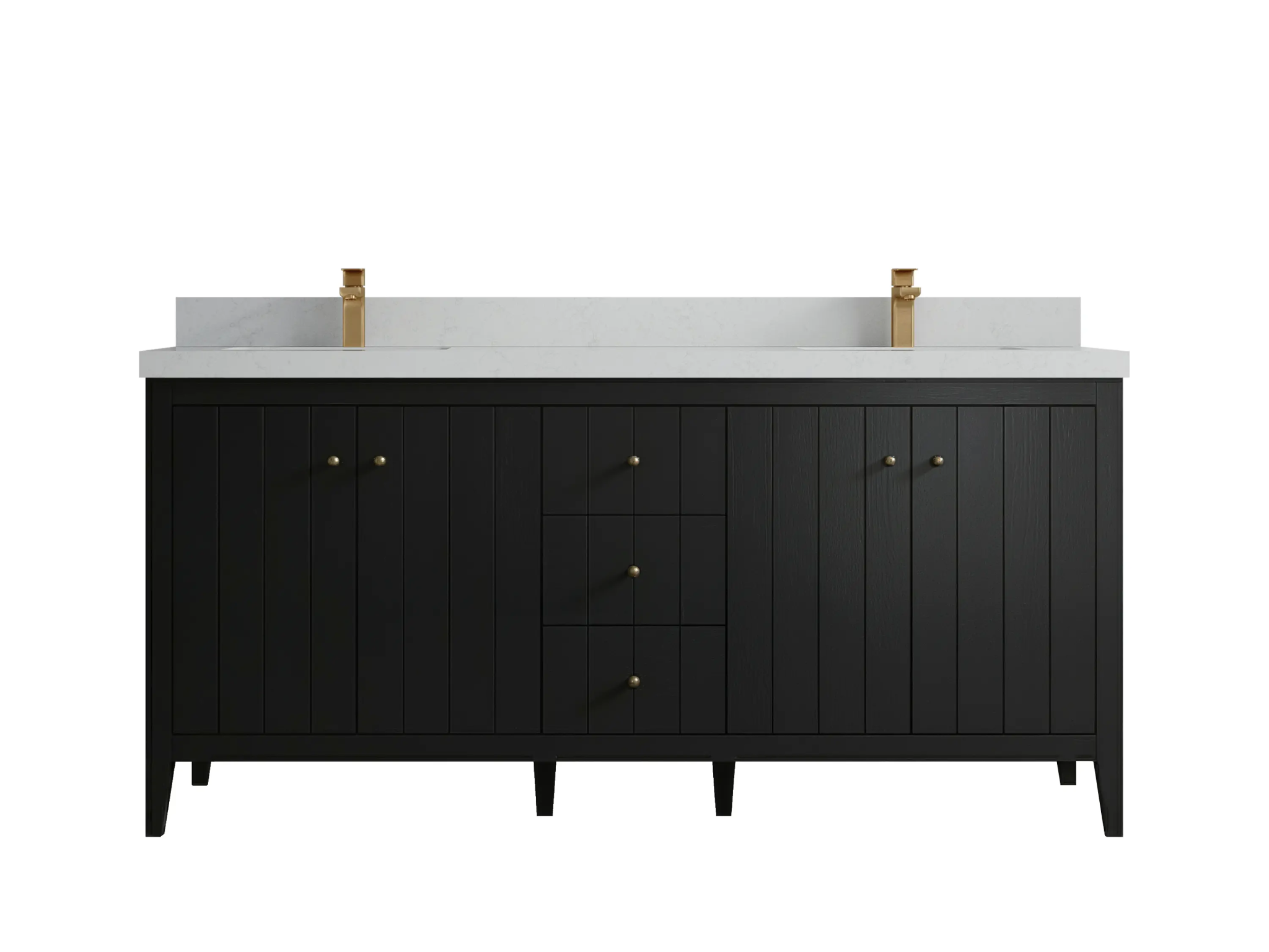 Atlanta 72 in. W x 22 in. D Double Sink Bathroom Vanity - Willow Bath and Vanity