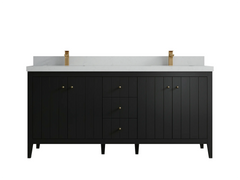 Atlanta 72 in. W x 22 in. D Double Sink Bathroom Vanity - photo 45