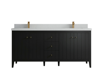 Atlanta 72 in. W x 22 in. D Double Sink Bathroom Vanity - Willow Bath and Vanity