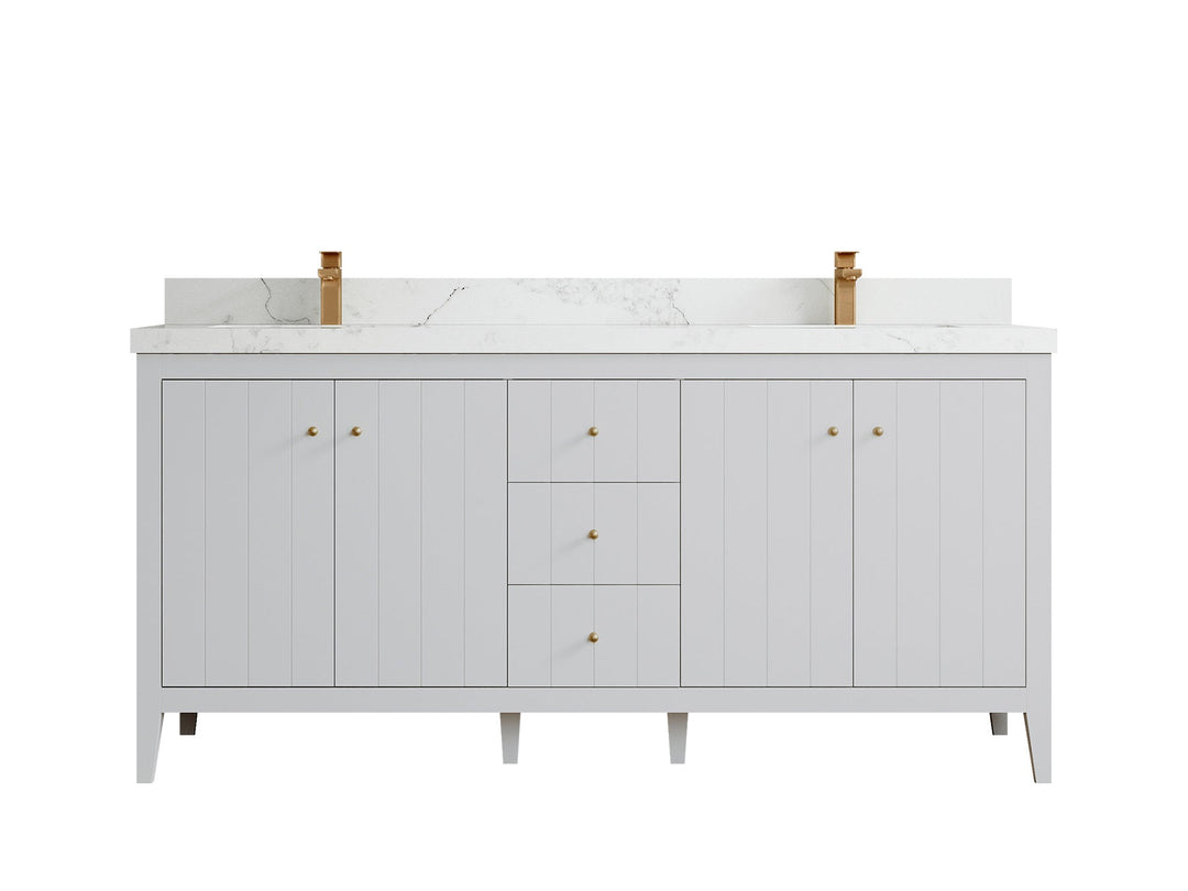 Atlanta 72 in. W x 22 in. D Double Sink Bathroom Vanity - Willow Bath and Vanity