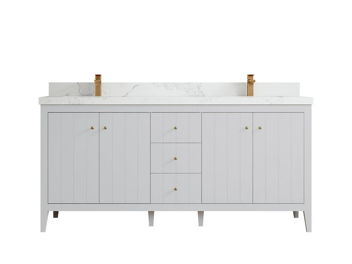 Atlanta 72 in. W x 22 in. D Double Sink Bathroom Vanity - photo 19