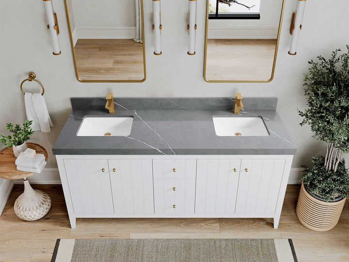 Atlanta 72 in. W x 22 in. D Double Sink Bathroom Vanity - photo 36